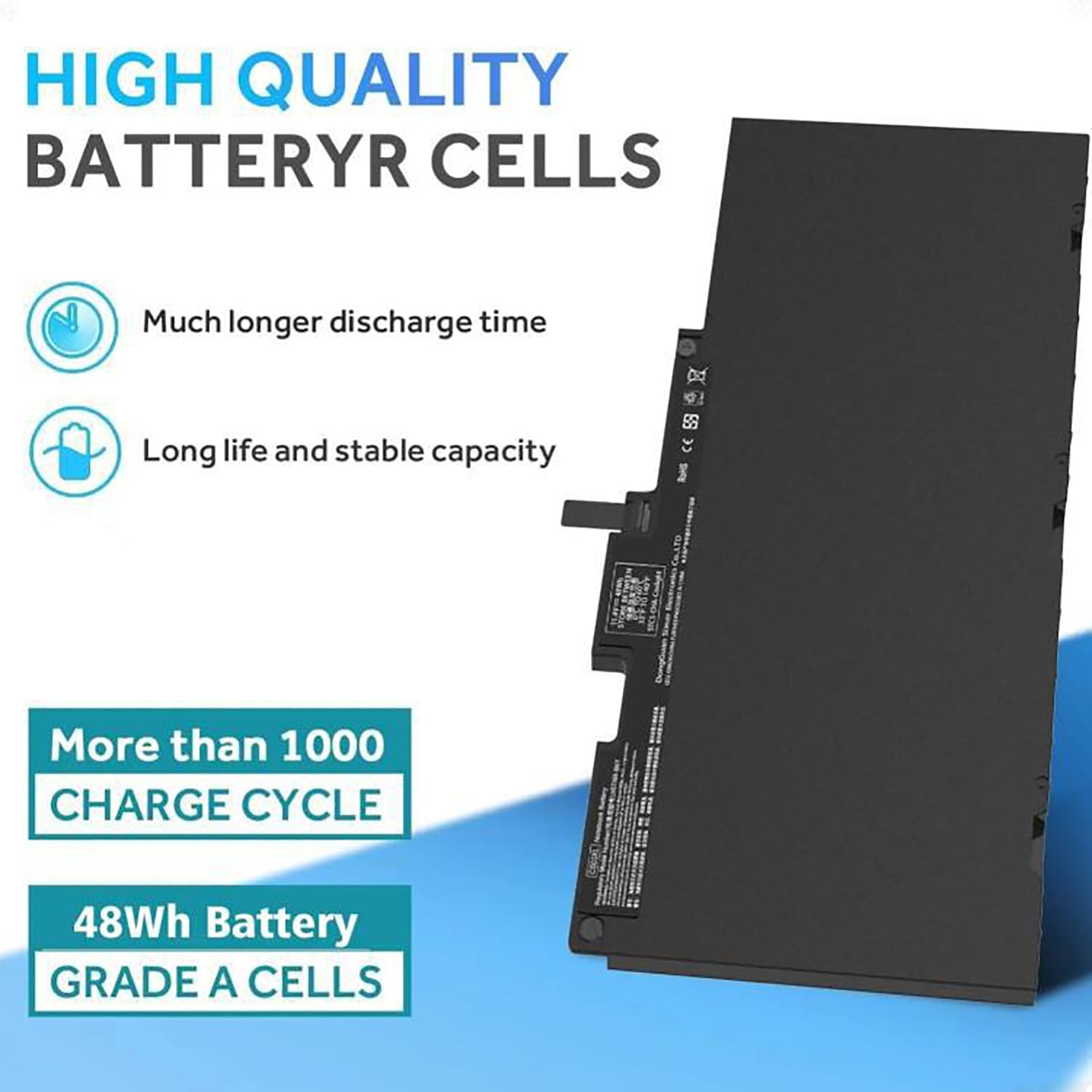 CS03XL - Batteria di ricambio a 3 celle, 11,4 V, 48 Wh per 745 755