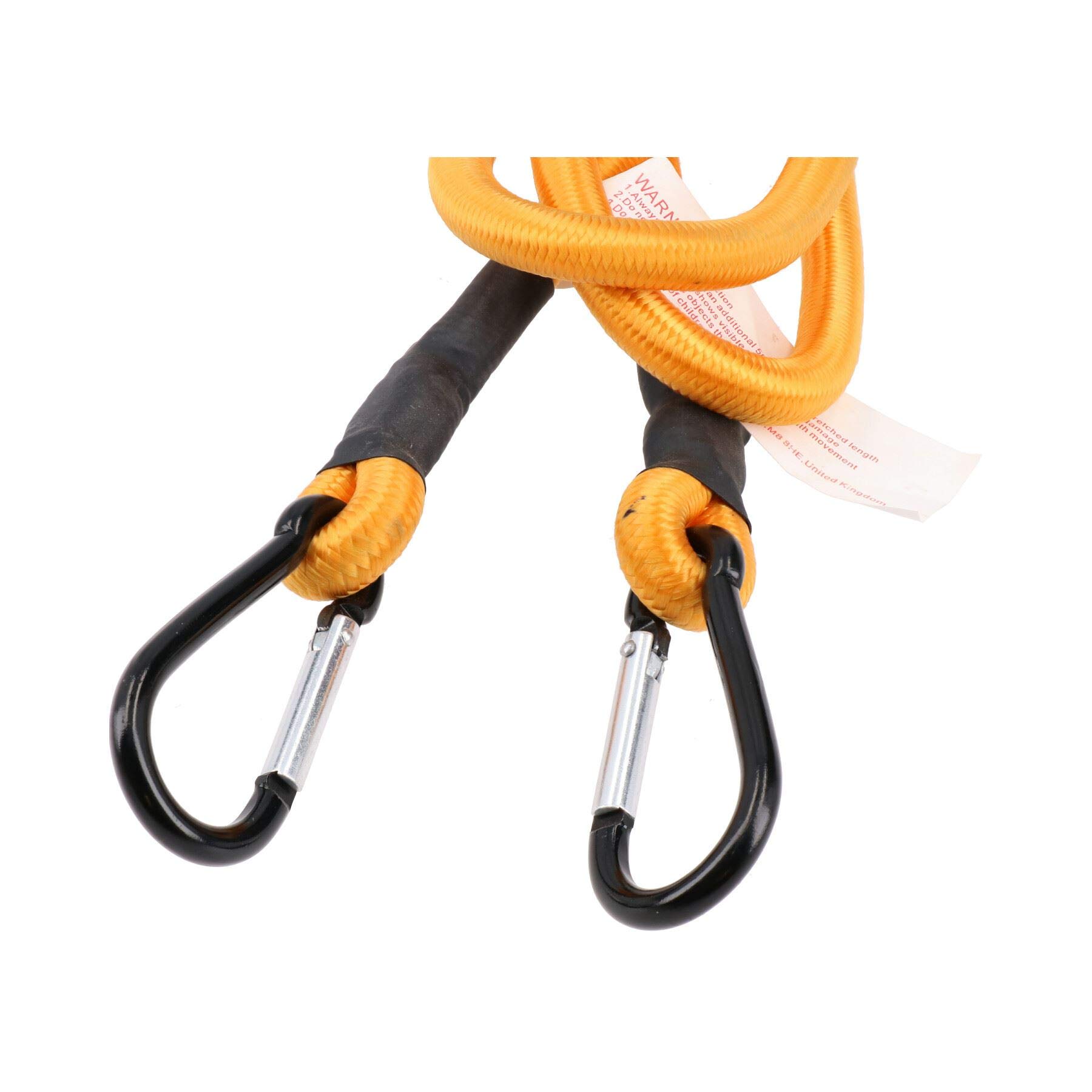 Corda elastica da 121,9 cm con moschettone, corde elastiche di fissaggio, 6 pezzi