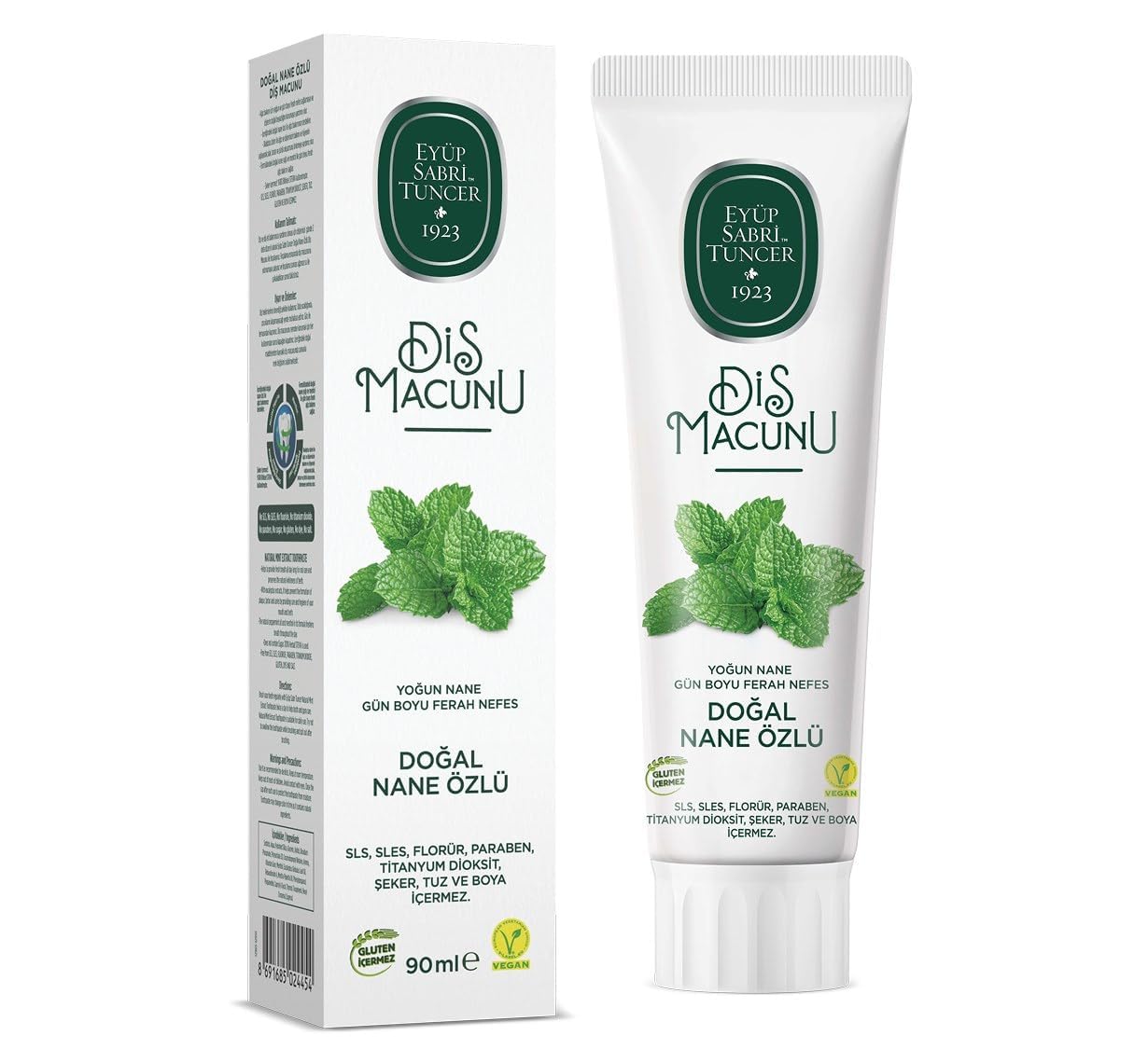 EYÜP SABRİ TUNCER Doğal Nane Özlü Diş Macunu, 90ml