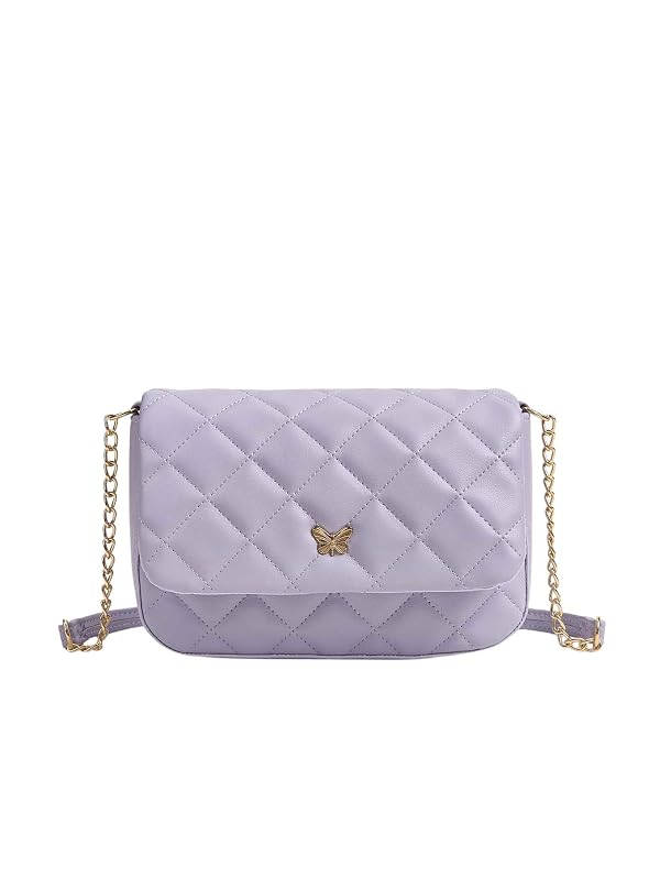 SweatyRocks Girl's Cute Crossbody Bag Gifts for Girls Chain Strap Mini Purse Kids Wallet Presents Purple One-Size by SweatyRocks - Used condition - US$19.86