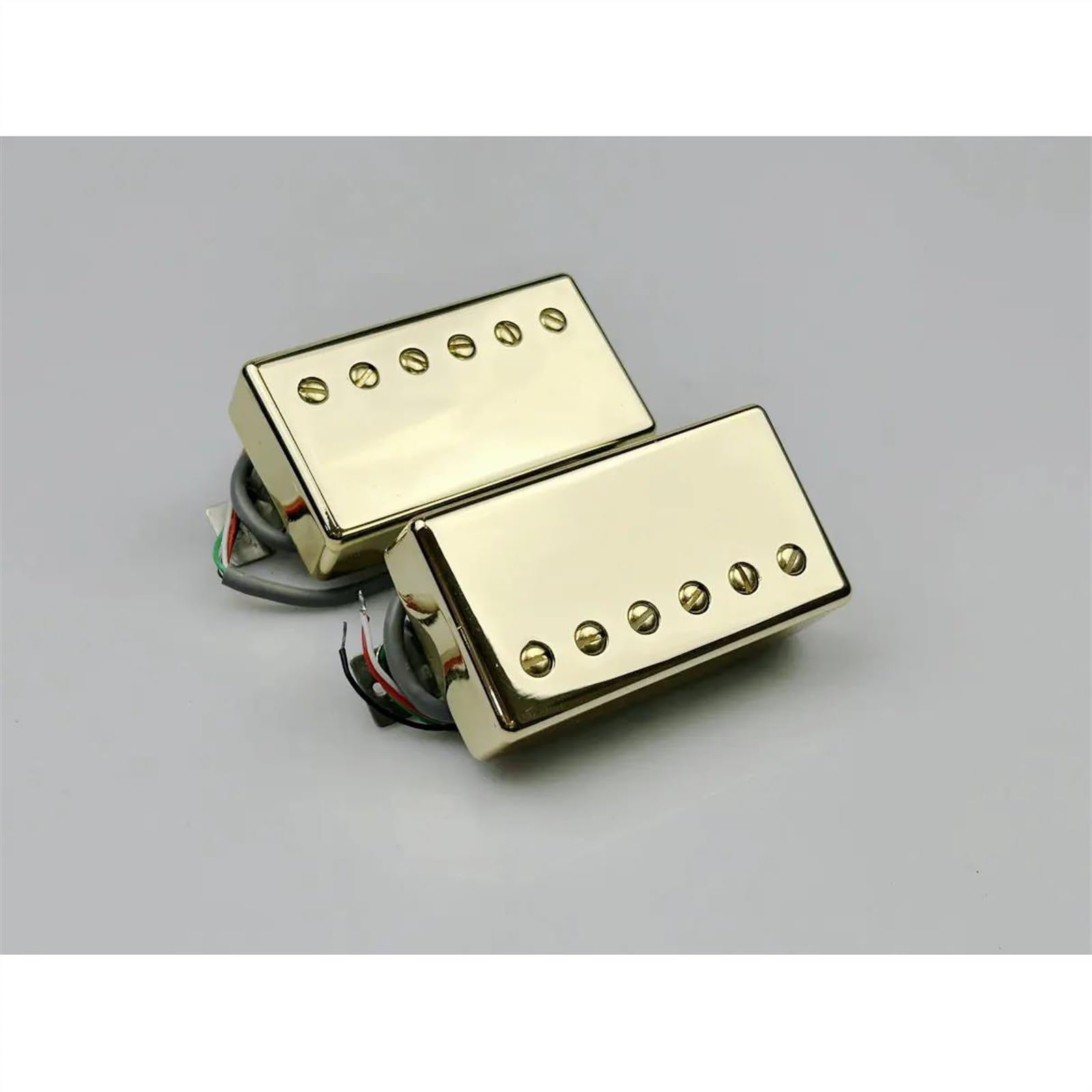 Zubehör für E-Gitarren-Tonabnehmer 1 Set Gitarren-Tonabnehmer Alnico V BB1 BB2 Serie Humbucker Pickup 4C Für GIB E-Gitarre (Color : Gold)