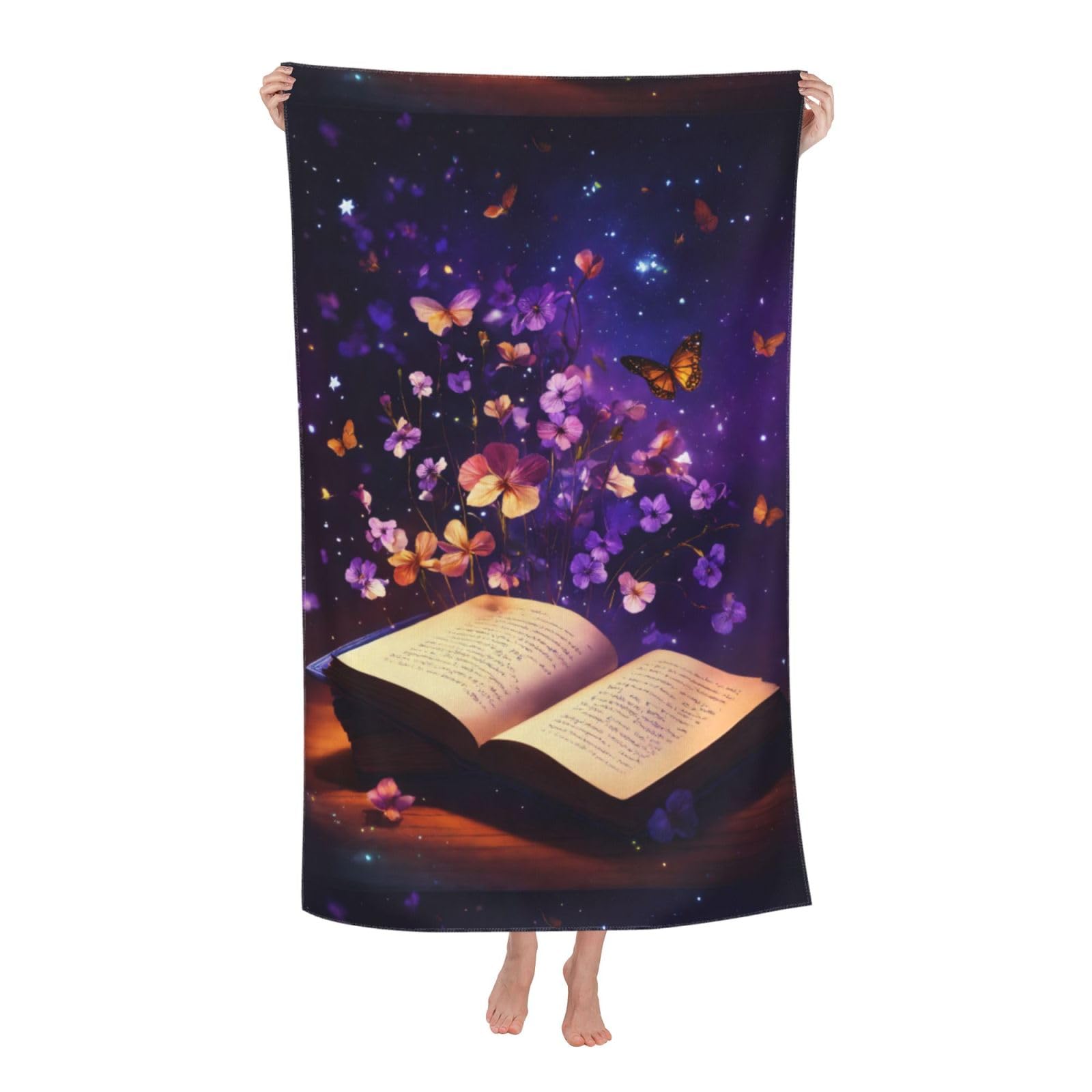 Cbaaghh Butterfly Print Adult Beach Towels,Beach & Pool Towel,Beach Towels,Towels For Camping