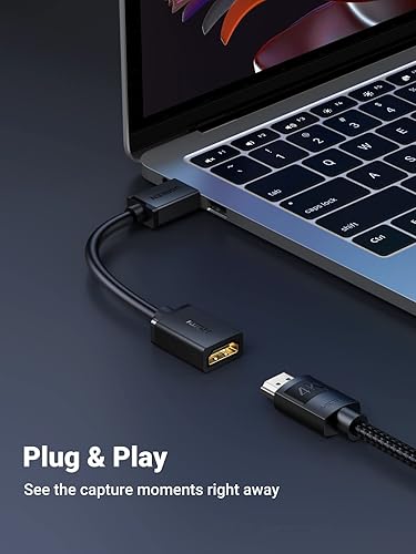 Miniatura 8 de UGREEN Mini adaptador HDMI Mini HDMI a HDMI Cable hembra 4K Paquete de PVC con caja de aluminio trenzada Adaptador Mini HDMI