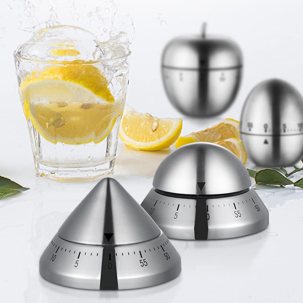 Apple Shaped Kitchen Timer - Mechanical Alarm -8 Apple Shaped Kitchen Timer - Mechanical Alarm -8