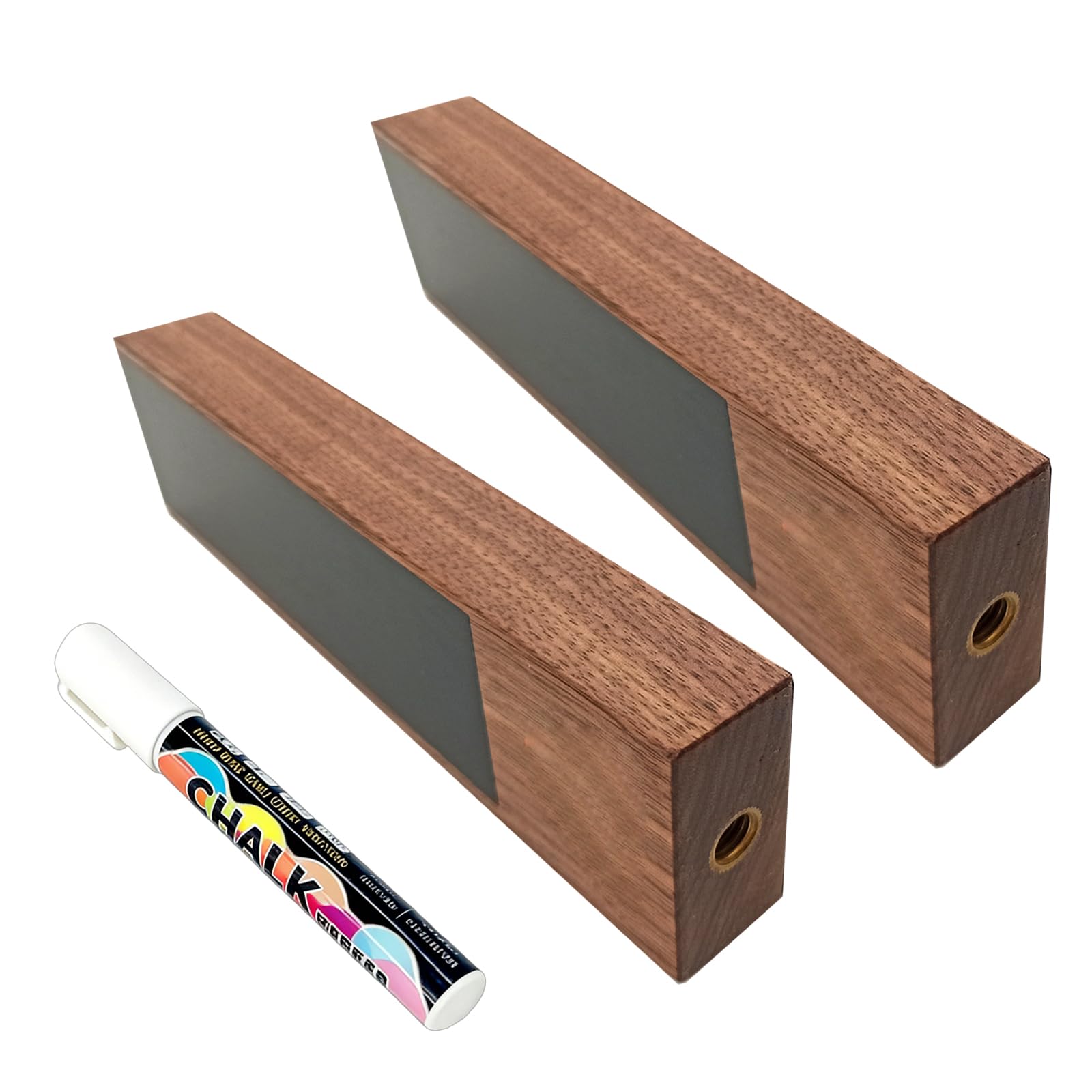 jiingekk Wooden Chalkboard Tap Handle Keg Faucet for Kegerators Fit Brewery Restaurant Wedding Home Brewing Decor Tap