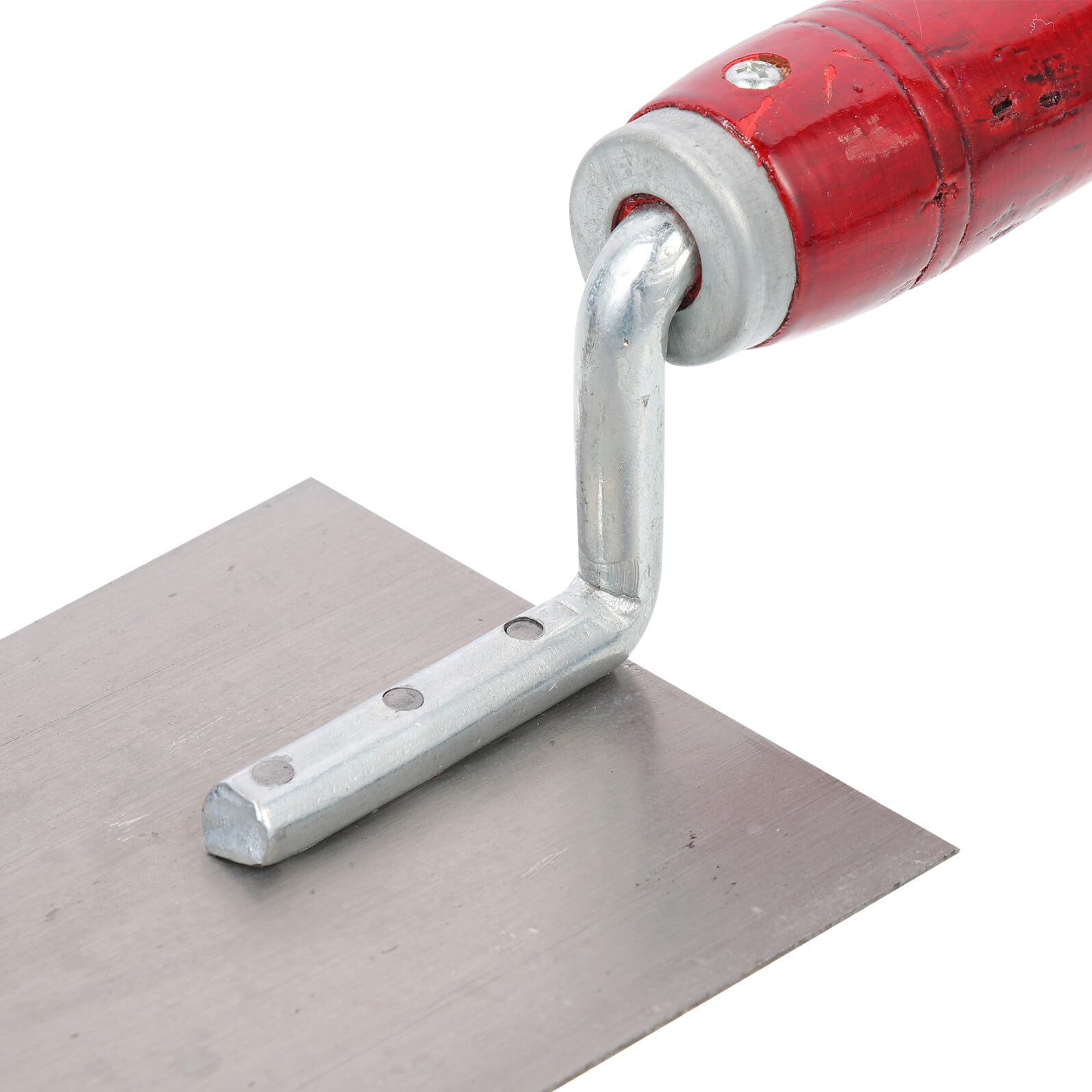 Lot de 3 Truelles de Finition en Acier Inoxydable Manche en Bois, Couteaux à Enduire Pratiques et Efficaces pour Ciment et Béton, Outils pour Maçonnerie