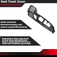 Vista 2 de Cubierta de Contorno de Interruptor de Asiento del Conductor Compatible con Chevrolet Chevy Traverse para GMC Acadia para Buick Enclave 2009-2017