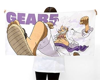 【限定品】ワンピースコラボ　バスタオル　ルフィ＆シャンクス 限定品】ワンピースコラボ バスタオル ルフィ＆シャンクス 50個