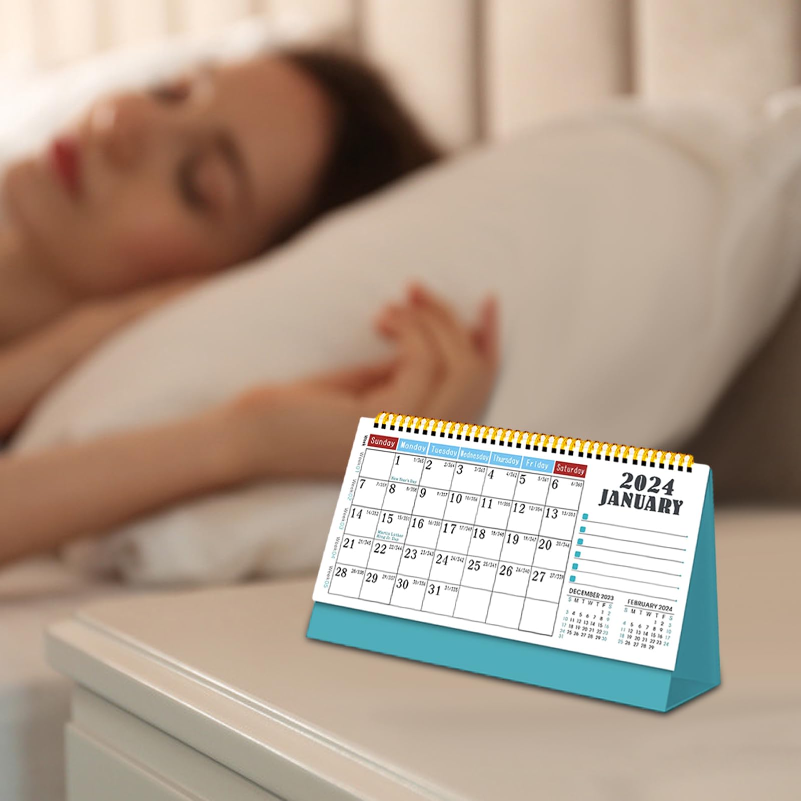 Pianificatore di calendario da tavolo Sottomano da tavolo Calendari da