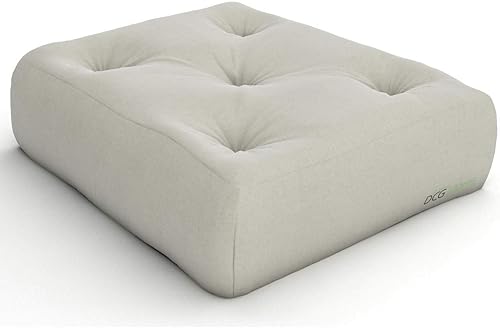 Miniatura 100 de Nirvana Futons Colchón de futón completo de 6 pulgadas, sarga azul marino, fabricado en Estados Unidos Azul marino (Navy Twill),Negro (Black