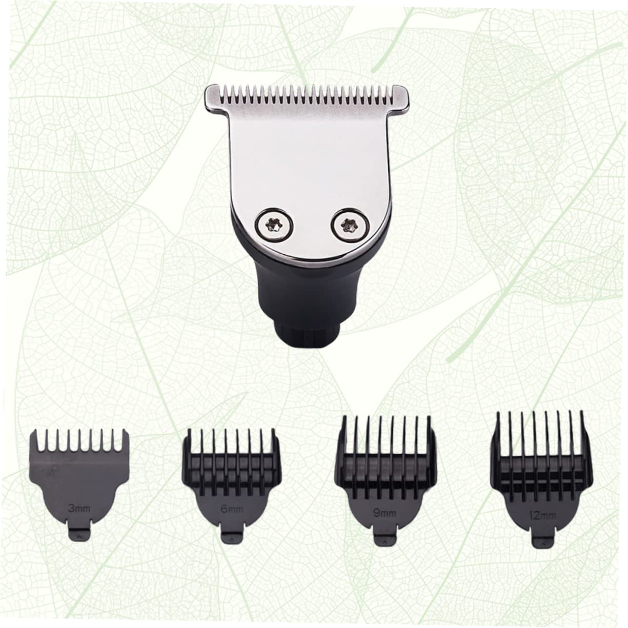 Beatifufu Men's Facial Hair Trimmer Accessory 1pc Clipper 4pcs Combs Beard Shaver Clipper Head No Beard Shaver