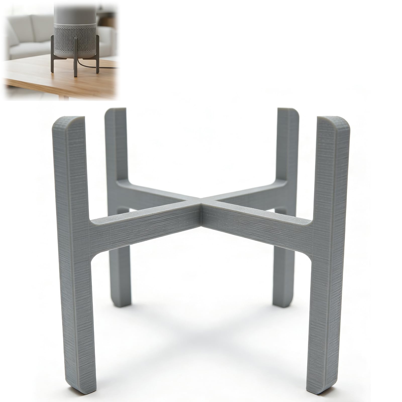 Air Purifier Stand for Levoit Core P350-P Elevated Base to Enhance for Airflow Efficiency Non-Slip Stable Holder Table