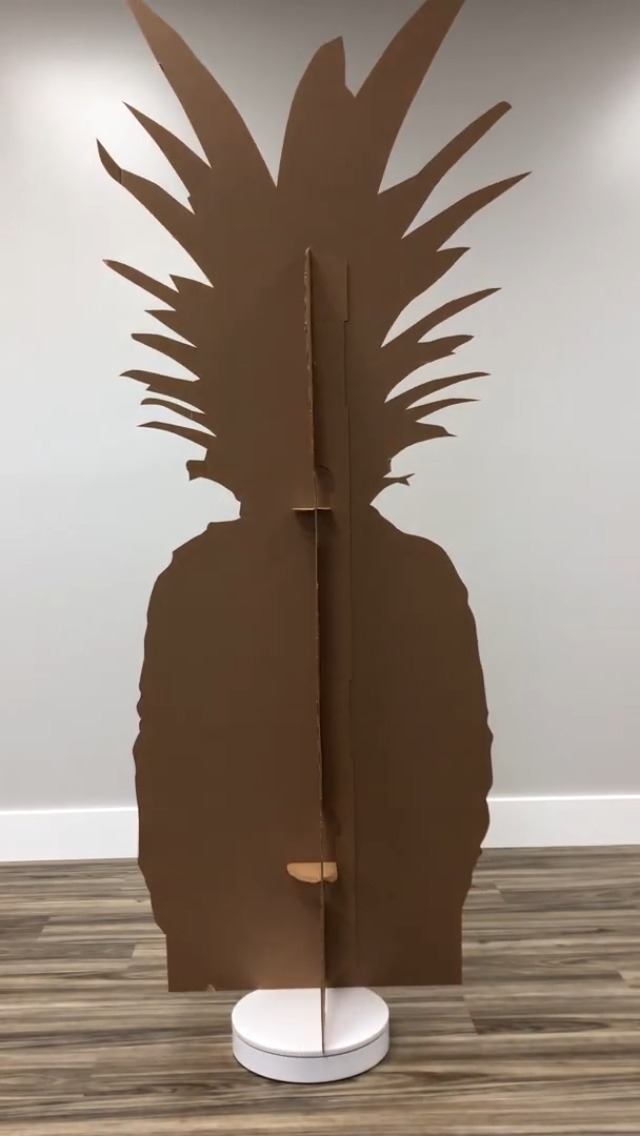 Amazon.com: Cardboard People Pineapple Life Size Cardboard Cutout  display picture 1