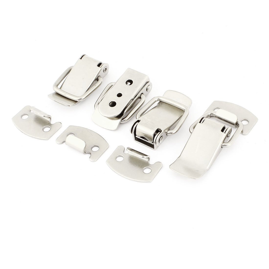 Ubersweet® Imported Spring Loaded Case Box Chest Trunk Latch Catch Clamp, 4 Sets-image-45