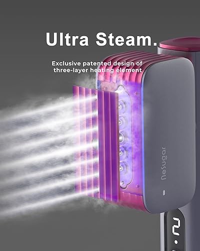 Miniatura 4 de nesugar G2 Pro - Vaporizador inteligente de mano para ropa, adaptación de voltaje global, tamaño de la palma y ligero (0.8 libras), modos de vapor