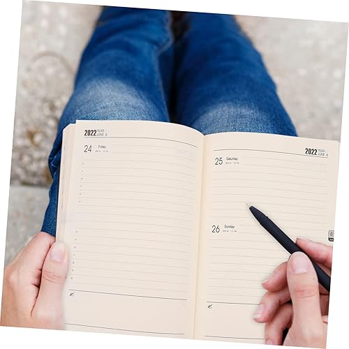 Miniatura 2 de Tofficu Agenda 2022, 2 unidades, cuaderno de oficina, cuaderno en blanco, cuaderno de notas en blanco, cuaderno para hacer planificador semanal,