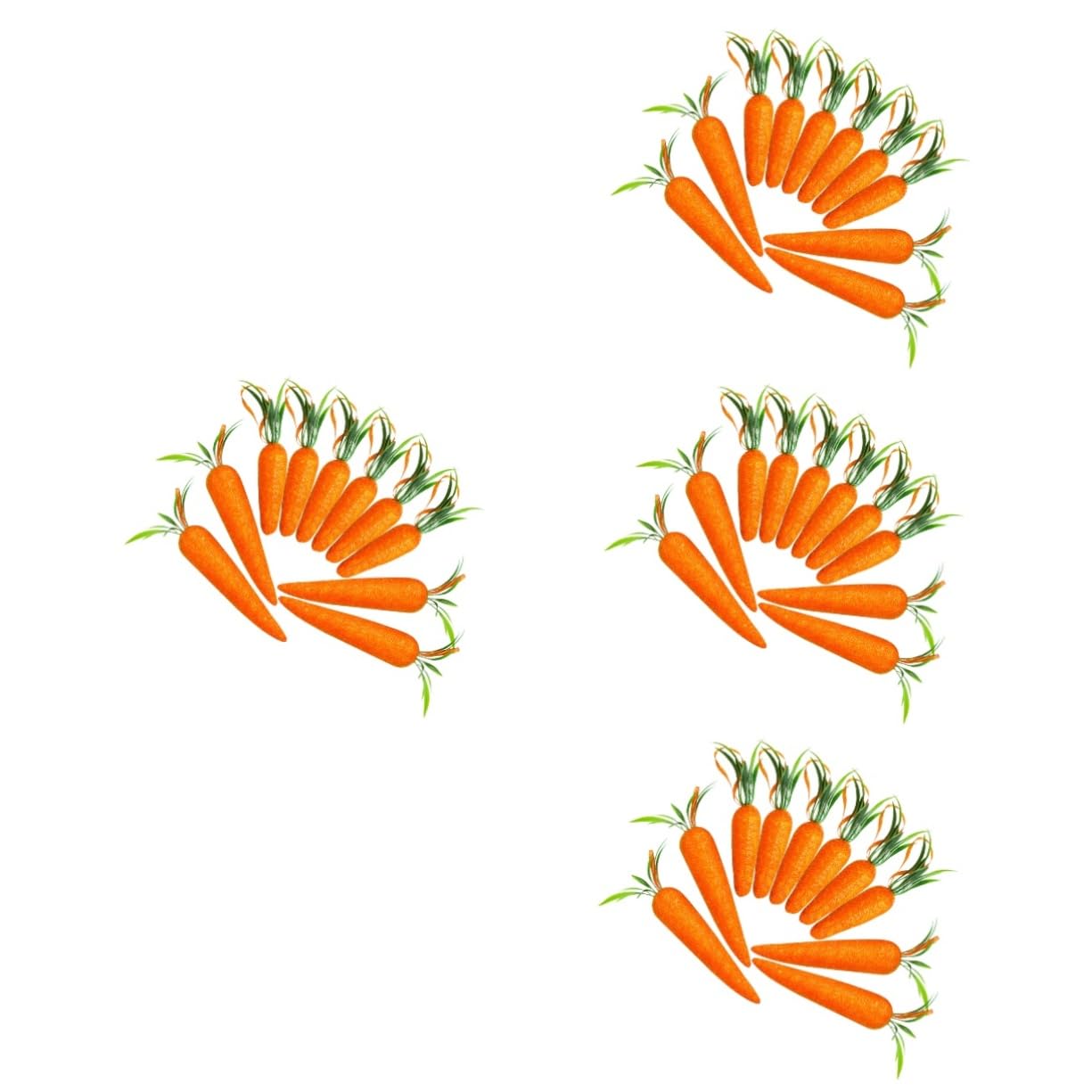 Amosfun 40pezzi Decorazioni Pasquali Forma Di Carota Ciondoli Appesi Per Albero Di Pasqua Ornamenti Festivi Per La Casa e Feste Design Rustico e Giocoso Di Grandi Piccole