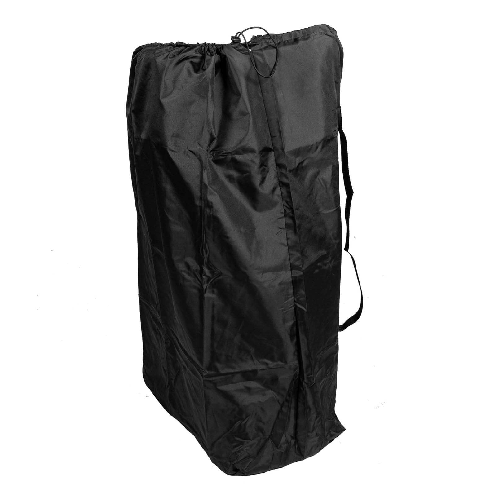 Borsa Chiusura a Coulisse Bloccabile da Viaggio in Nylon Nero per Passeggino e Doppie Spalline, Protezione Completa per Passeggino Durante Viaggi in Aereo