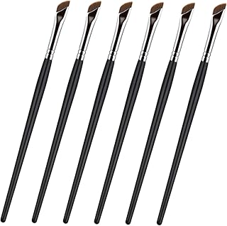 6Pcs Angled Makeup Brush for Women Eyeliner E...