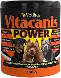 Suplemento Alimentar Para Cães Fortes Vitacanis Power 100g