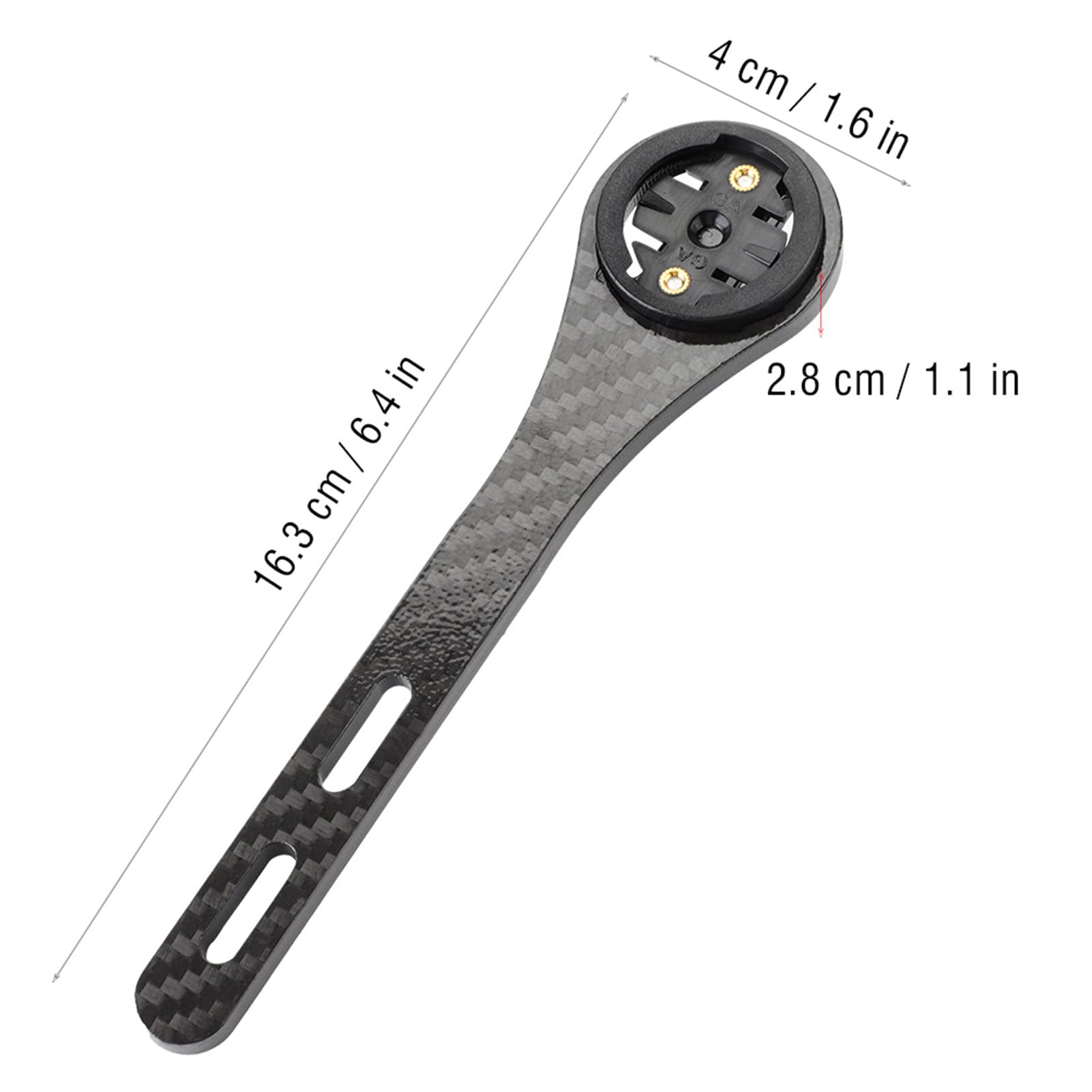 Soporte de Bicicleta de Fibra de Carbono para Garmin Edge