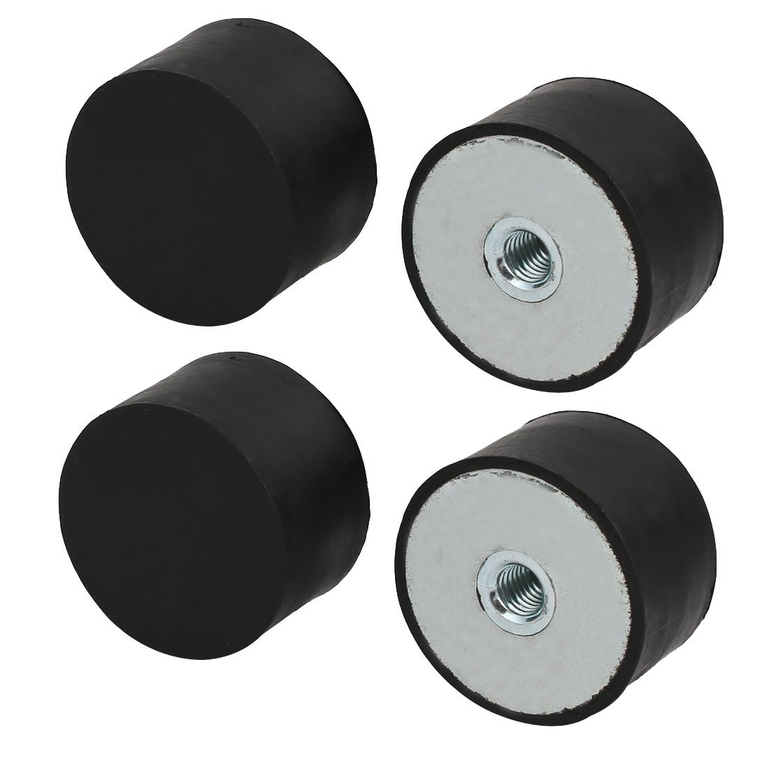 Aexit 50mmx30mm M10 Power supply and power module Female Thread Rubber Shock Absorber Vibration Isolator Mount 4pcs