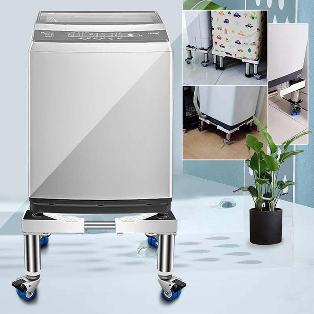 Podest FüR Waschmaschine Podest Klimaanlage Waschmaschine Sockel Mit RäDer Desinfektionsschrank - Untergestell Chiller Podest Mopp Pool Sockel Fuß Waschmaschine