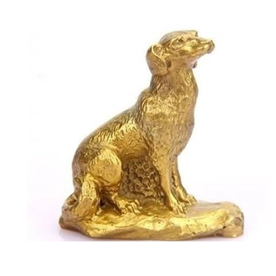 干支の置物　いぬ 十二支をモチーフにした金属製の置物》干支 戌（いぬ）｜銀雅堂