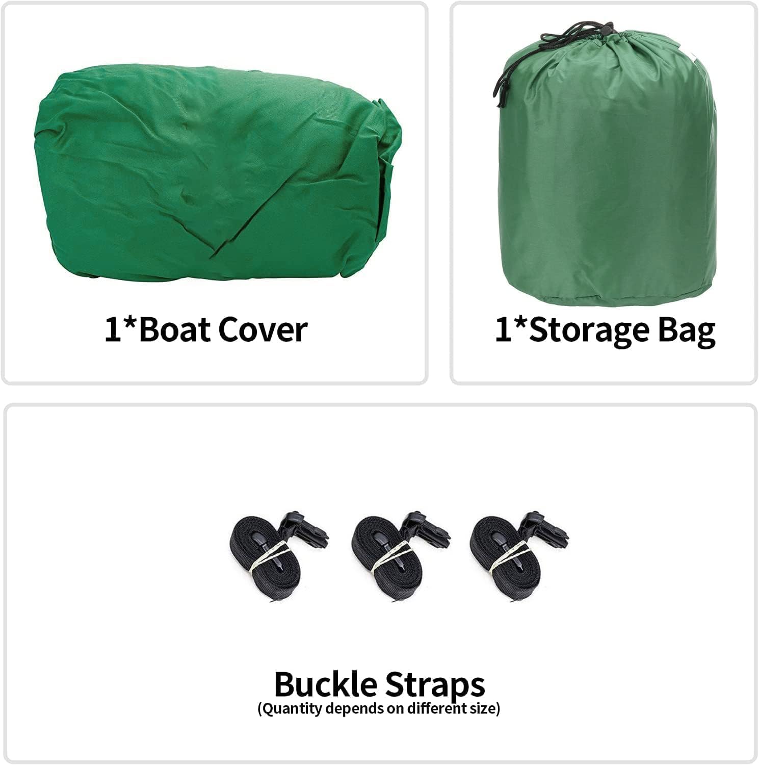 Rain and Sun Protection 11-27 ft. 210D Trailer Boat Cover Waterproof Fishing Speedboat Fits V-Hulls, TRI-Type Hulls(Grey,25-27FT)