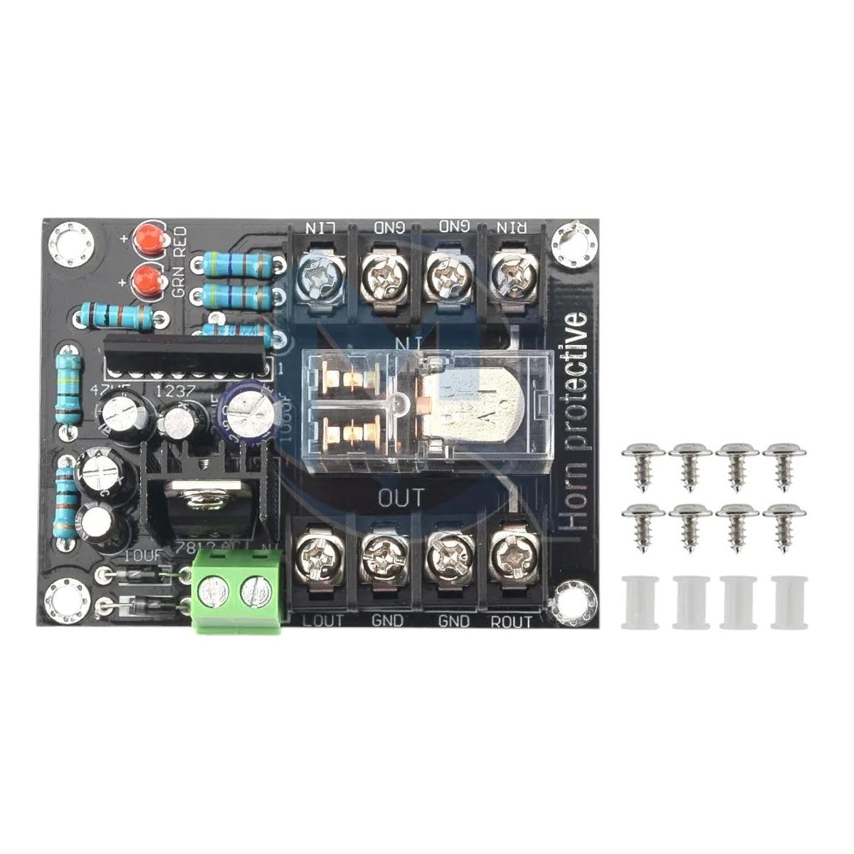 AC12-16V Speaker Board 2.0 Relay Protection Silver Contact Horn Module with Led Indicator Light New 2025 High for Reliable Electronic Component, Precision, Stable Performance