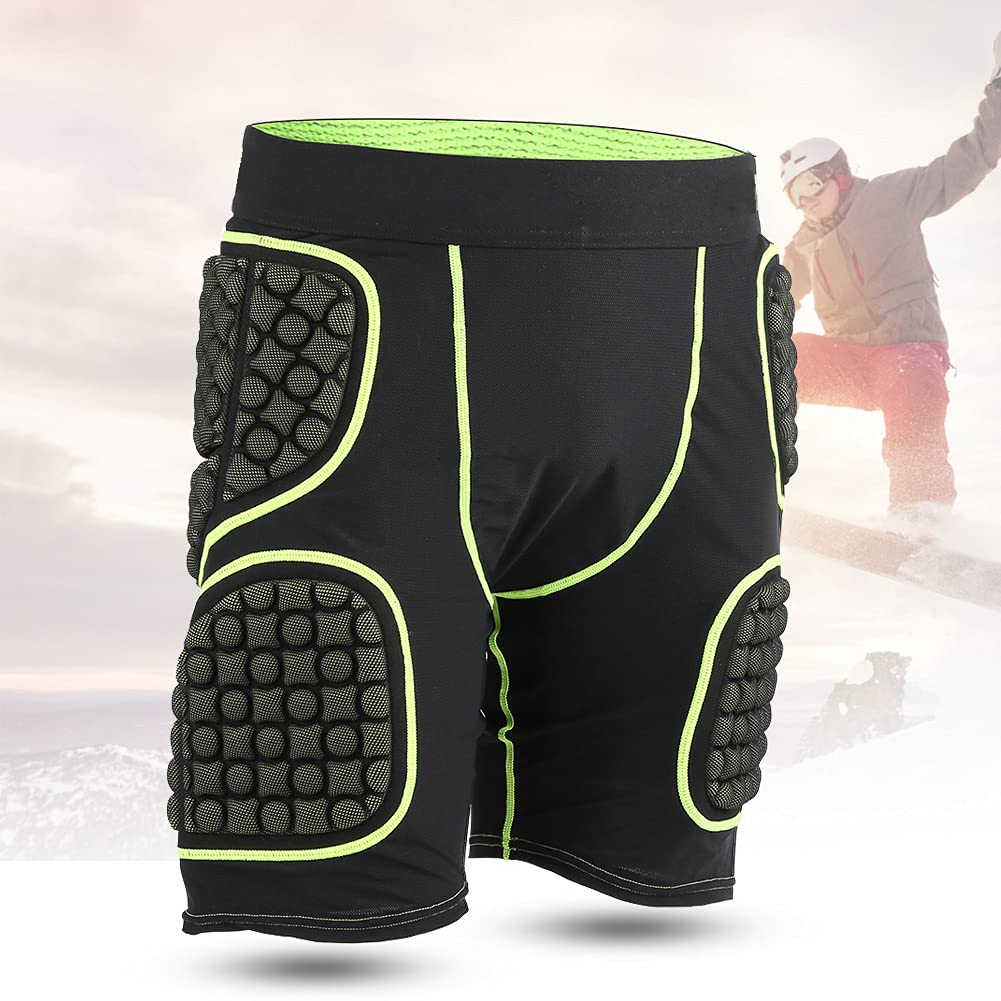 PROPRO Pantalones Unisex Transpirables Anti caída con Almohadilla para la Cadera Goma elástica Diseño Celular EVA Flexión Flexible de 360 ​​​​Grados para esquí Patinaje sob