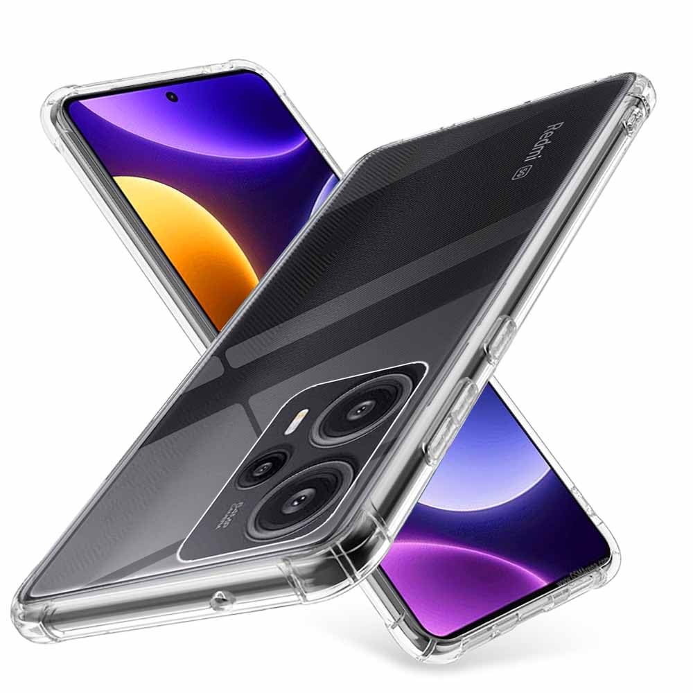 Zubitech Xiaomi Poco F5 / Redmi Note 12 Turbo Case Cover Soft TPU Silicone Case Lightweight Shock Protective Cover with Camera Protection Designed for Xiaomi Poco F5 / Redmi Note 12 Turbo 5G