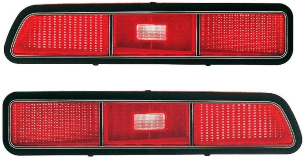 Tail Light 2pcs Left Right Side Lamp Lens for Chevy for Camaro 1969 CATL69-5L 5961567