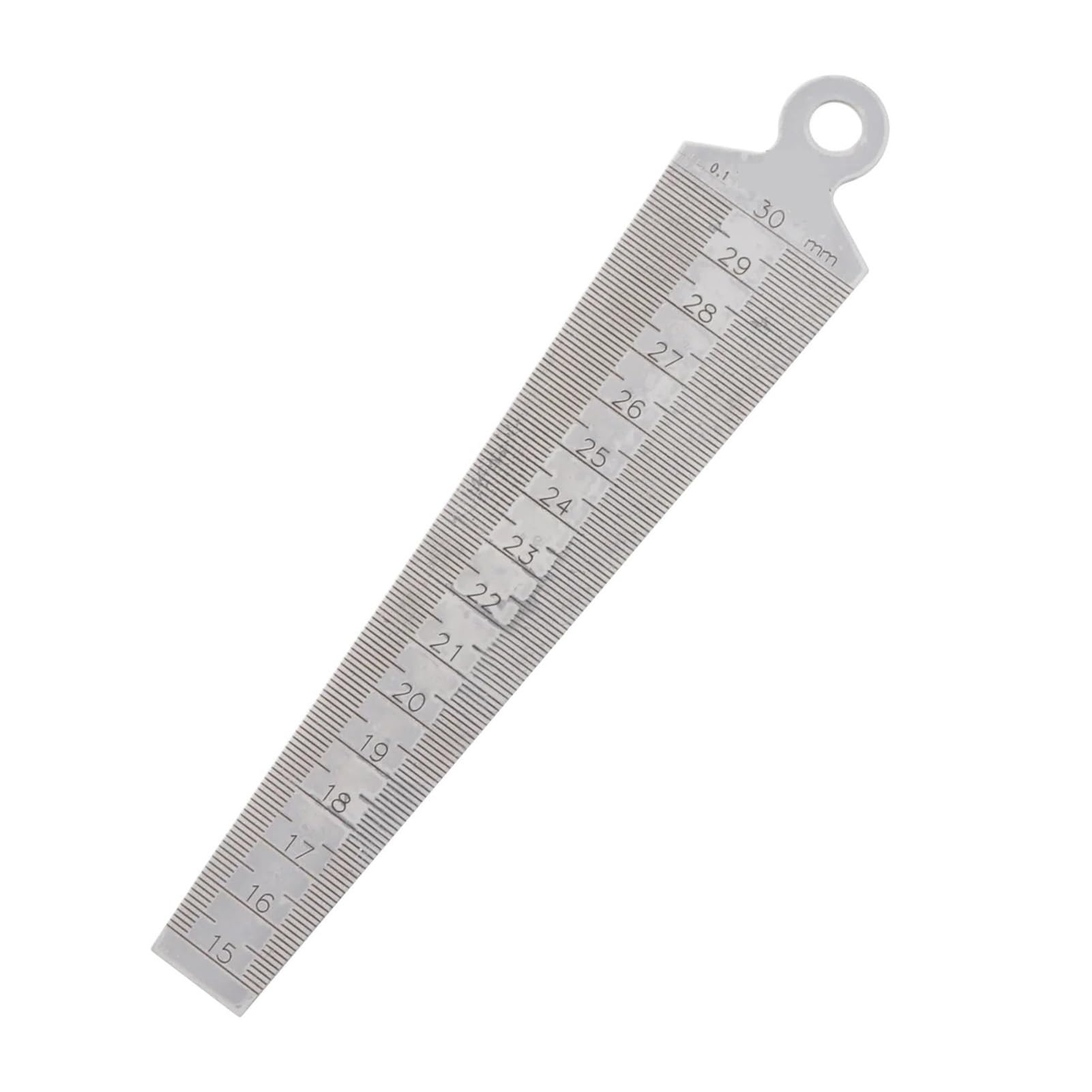 6 sztuk/zestaw miernik grubości stożkowy ze stali nierdzewnej 0 mm-7 mm skala otwarcia otwór kontrola linijka pomiarowa (model 8)