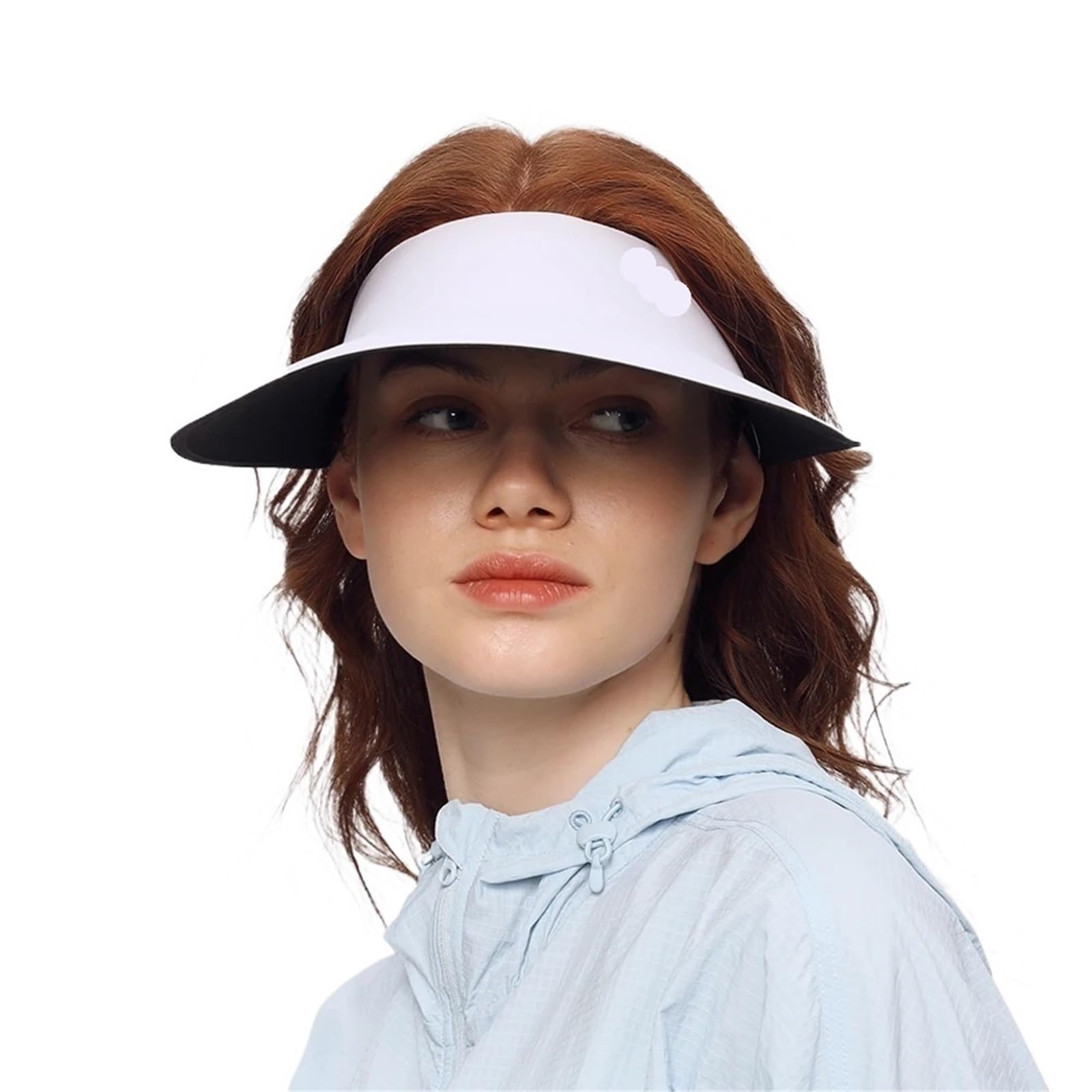 Gorra de béisbol con Visera Superior vacía y protección UV, Unisex, Anti-UV, UPF50+, Ajustable, for Primavera, Verano y Exteriores. Diseñado para Golf, Tenis, Running y Bádminton(Sky Blue)