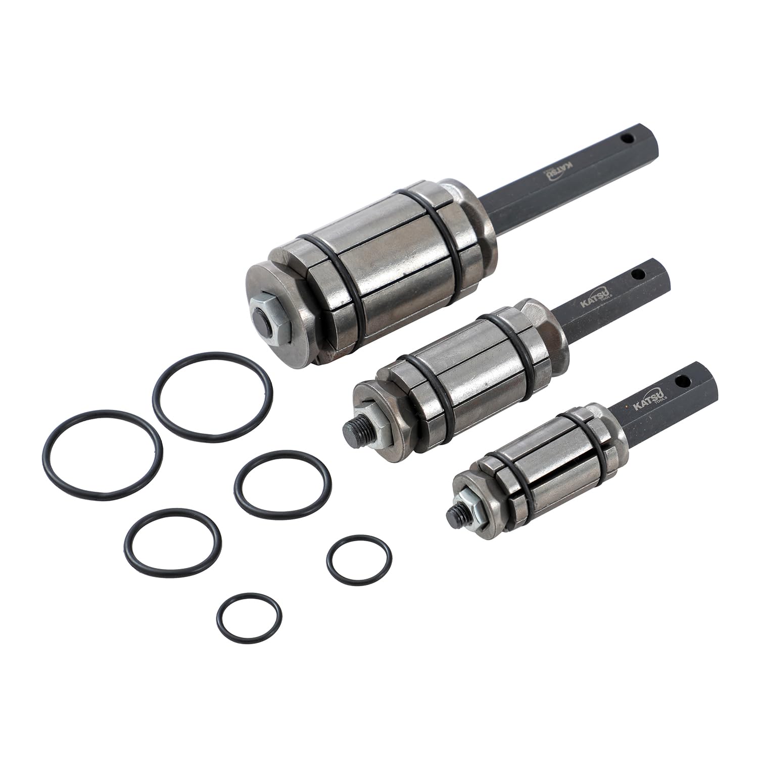KATSU Tools Set 3 pz espansore tubo scarico – gamma economica, kit universale allargatubi per impianti di scarico, marmitte, camion e veicoli
