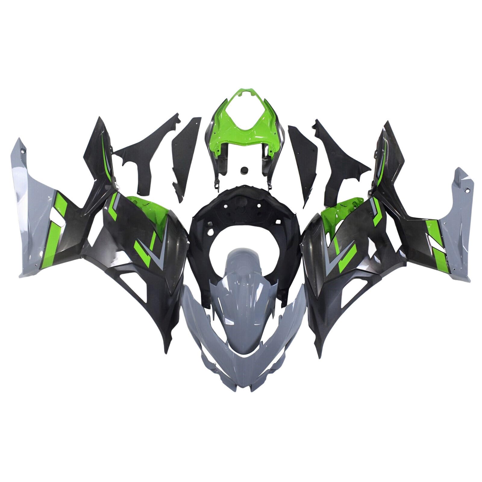 DFMT Injection Fairing Kit Fit for Kawasaki Ninja 400 2018 2019 2020 2021 2022 2023 ABS Plastic Bodywork Motorcycle Full Fairings Body Kit Body Frame