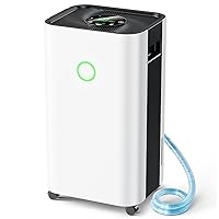 Deumidificatore Casa Muffa 15L/24h, Deumidificatore Portatile e Silenzioso Dehumidifier