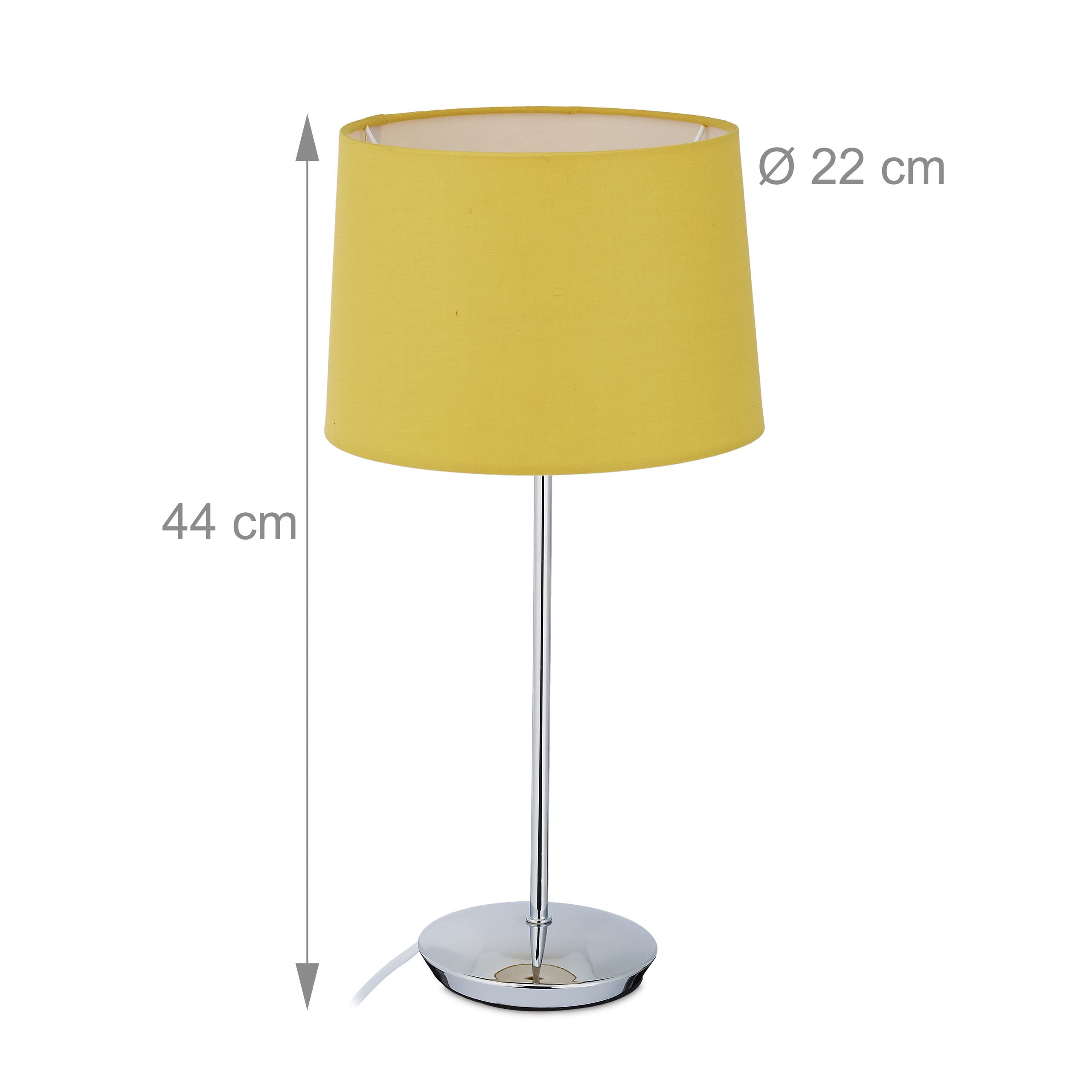 Onli Nano Lampada da Tavolo E14, Rosa, 13 cm x h 19 cm, metallo;stoffa