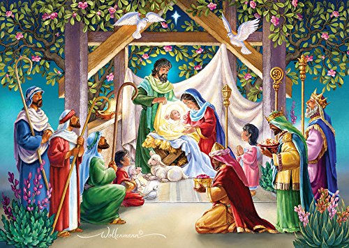 Magi at the Manger boxed Christmas Cards - 15