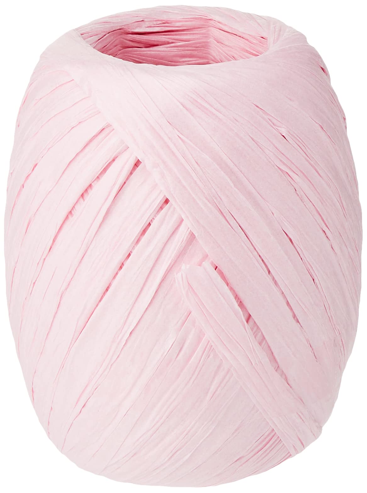 Eleganza Pink 8 Mm X 30 M Paper Raffia For Variety Of Craft Projects And Gift Wrapping, No.21 Light