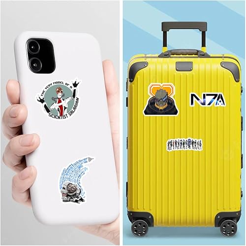 Miniatura 3 de Paquete de 20 calcomanías de efecto estético de calcomanías de vinilo colorido impermeable para botella de agua, computadora, laptop, equipaje,