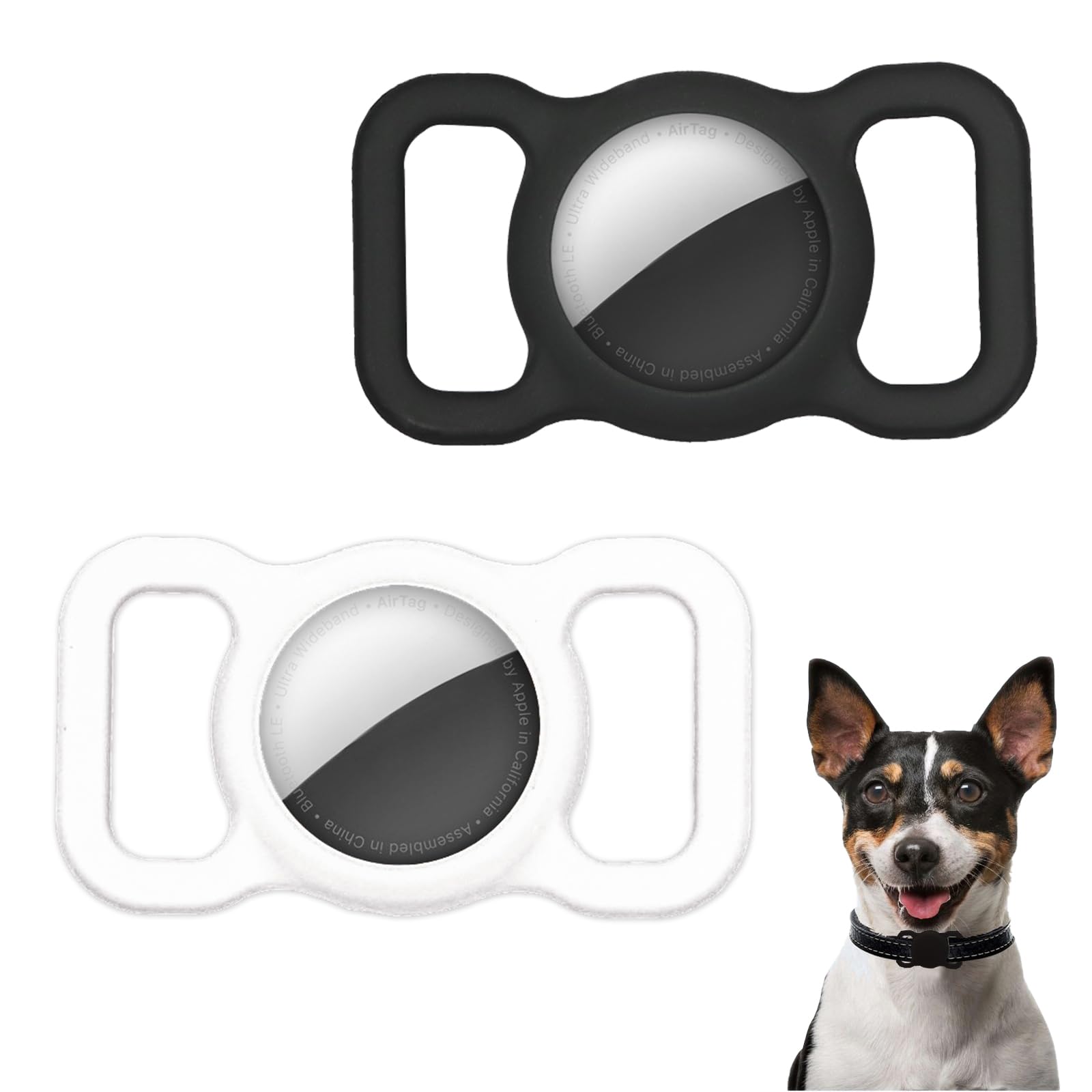 2Pcs Protective Silicone Case Cover for Airtag Case Cover with Pet Collar for Dog Collar Scratch-Resistant Anti-Lost Dog Collar Holder for Dogs Dog Collar Cat Loop Holder Pet Accessories (B0CR46VYZB) Amazon Price History, Amazon Price Tracker