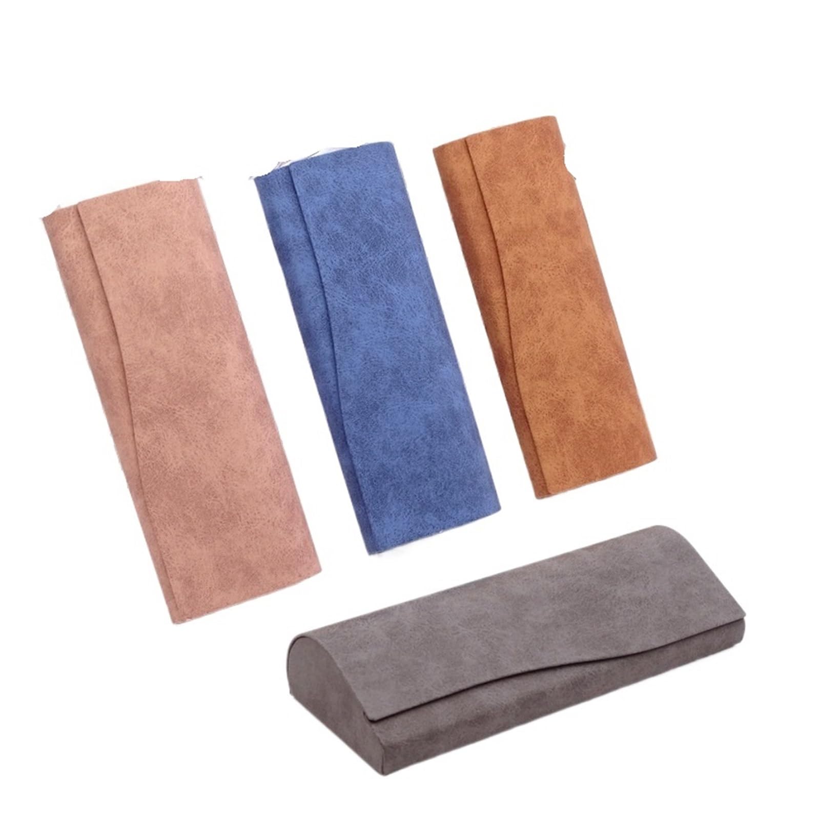 Custodia Occhiali Rigida Custodia rigida for occhiali for da donna for uomo for pieghevole in pelle PU anti-estrusione portatile for sole