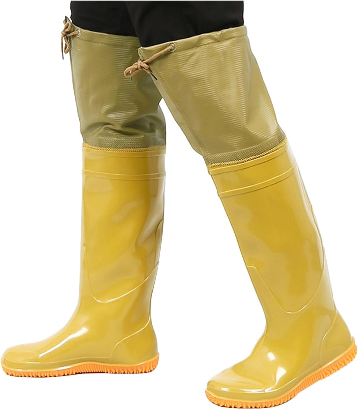 Men Women Hip Waders Boots for Fishing Hunting, Comfortable Waterproof Hip Wading Boots, Lightweight and Flexible