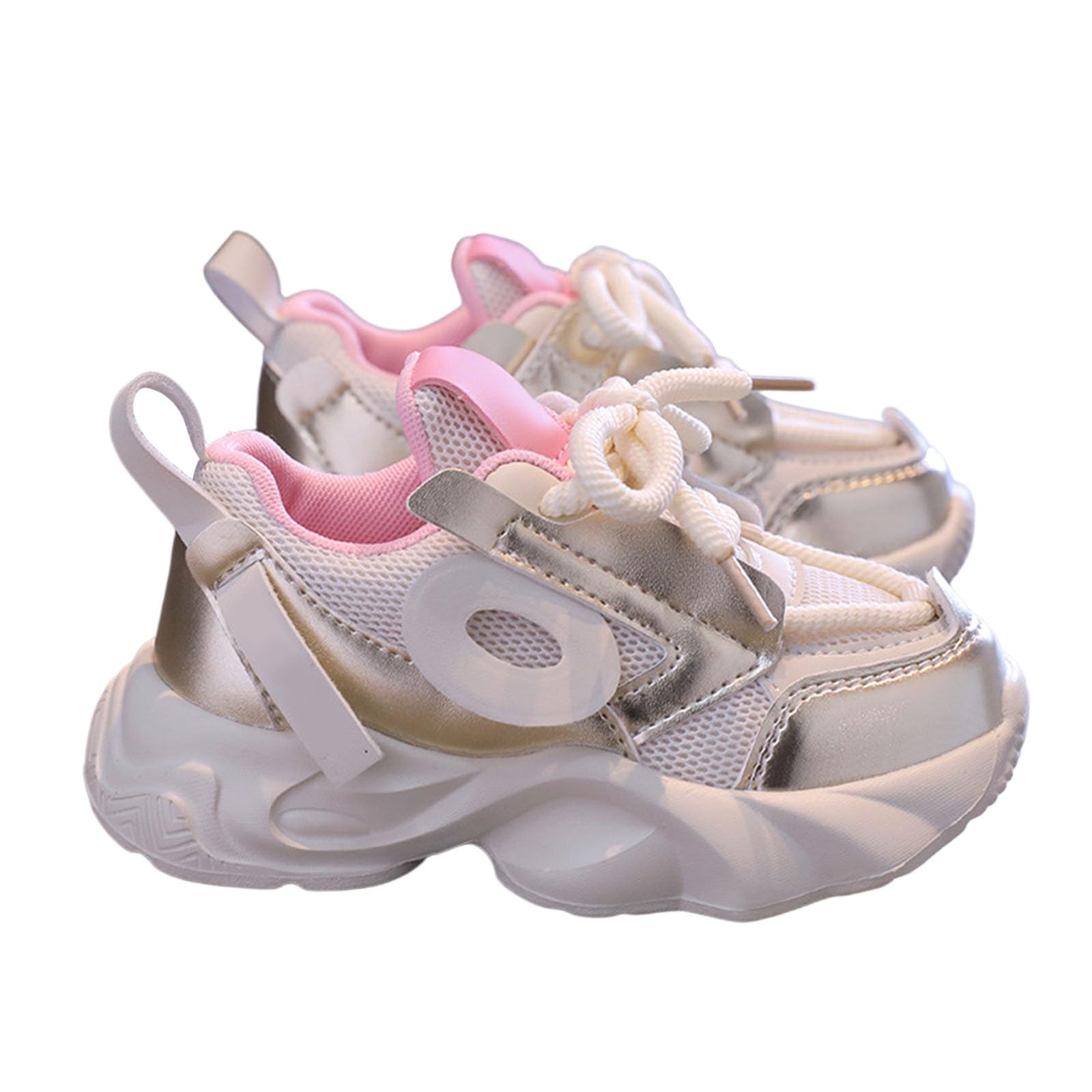 Generisch Scarpe sportive da ragazza con plateau per bambini più grandi, scarpe sportive leggere con suola antiscivolo, alla moda, per il tempo libero, per adolescenti, ragazze, corsa e sport, per età