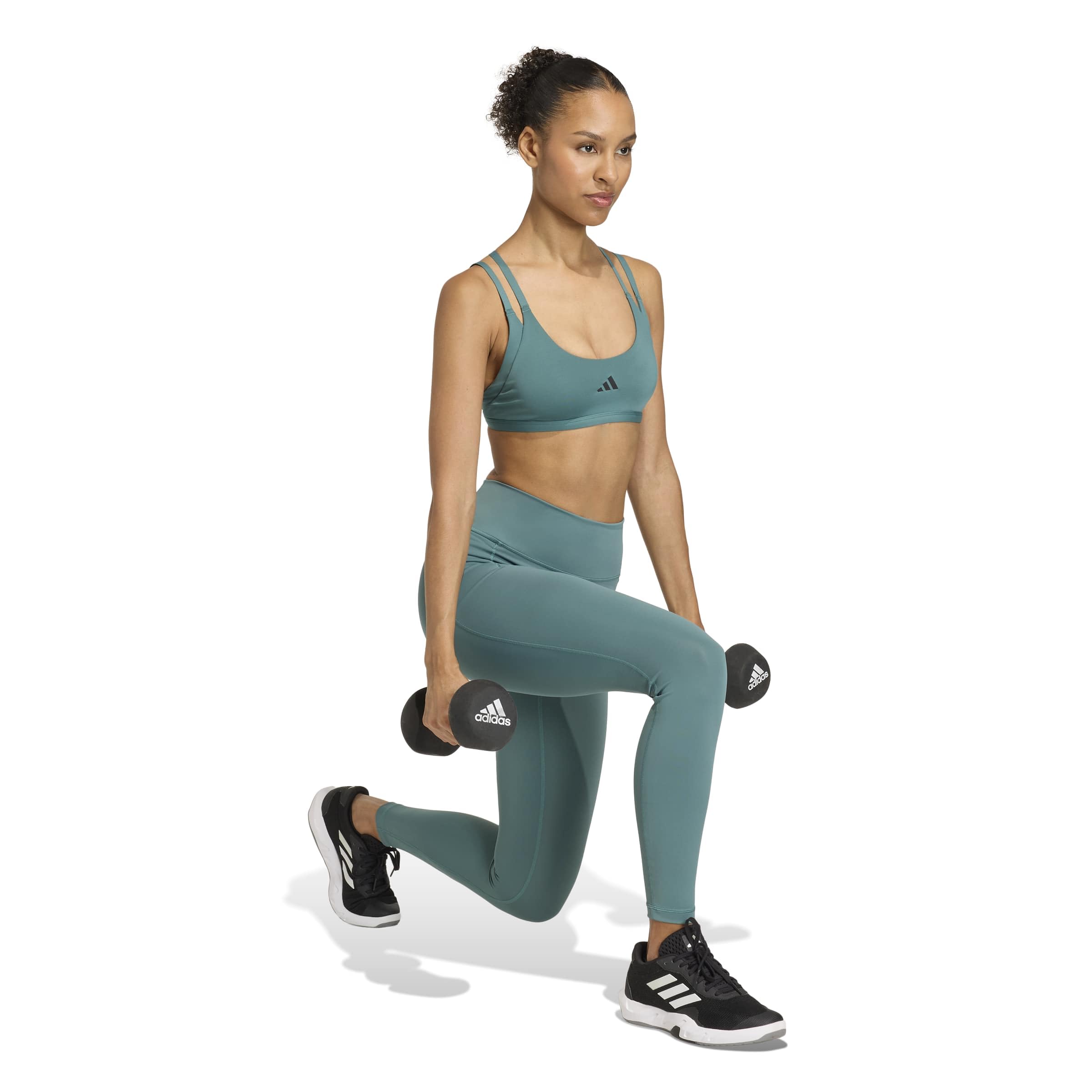 adidas Damen Optime Workout Strappy Light Support Bra Sport-BH (1er Pack)