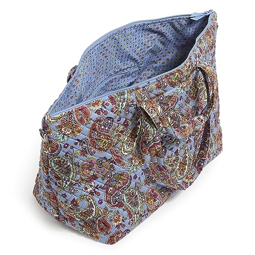 Vera Bradley Women's Cotton Overnight Tote Travel Bag3