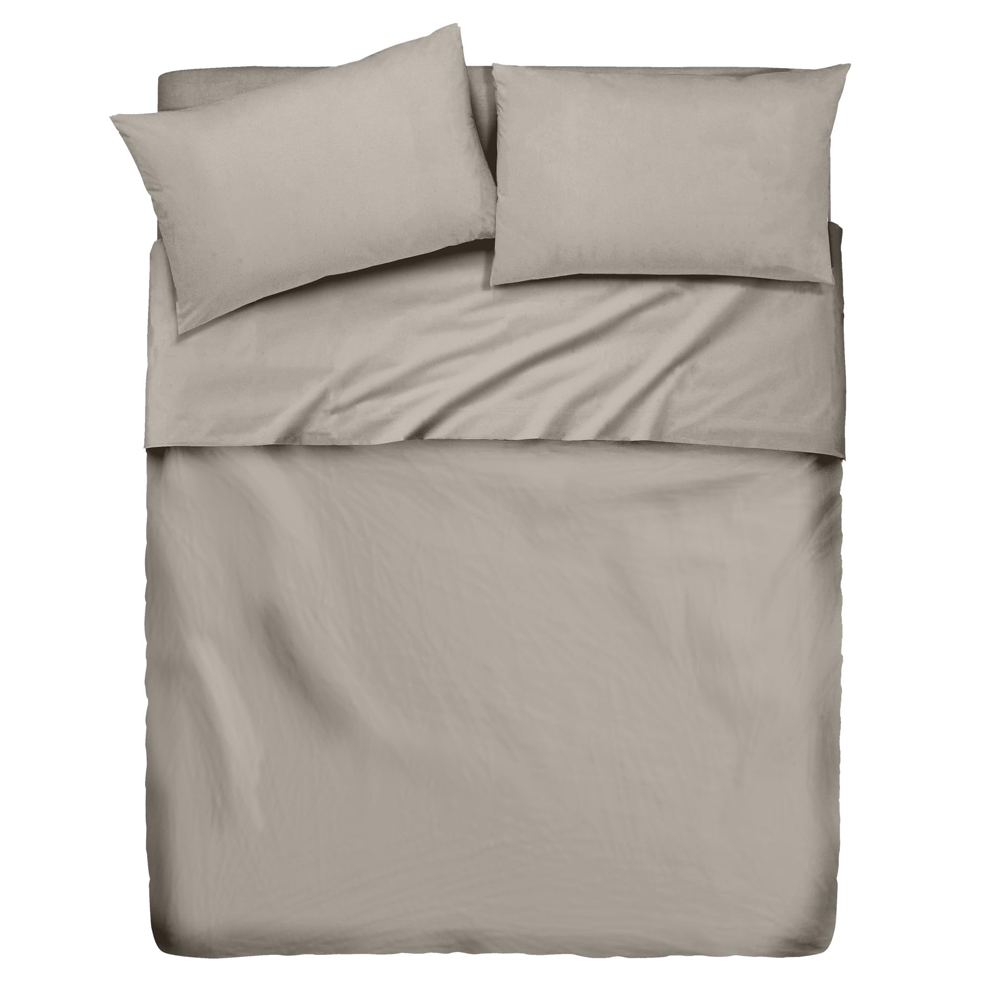 Completo Letto Matrimoniale Microfibra - 4 Pezzi, Verde, Lenzuolo Con Angoli 170x200cm, Federe 50x80cm - Foto 4