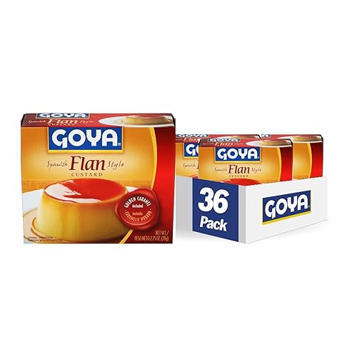 Goya Foods Flan con caramelo, 2.75 onzas (paquete de 36)